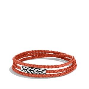 DAVID YURMAN CHEVRON TRIPLE-WRAP BRACELET